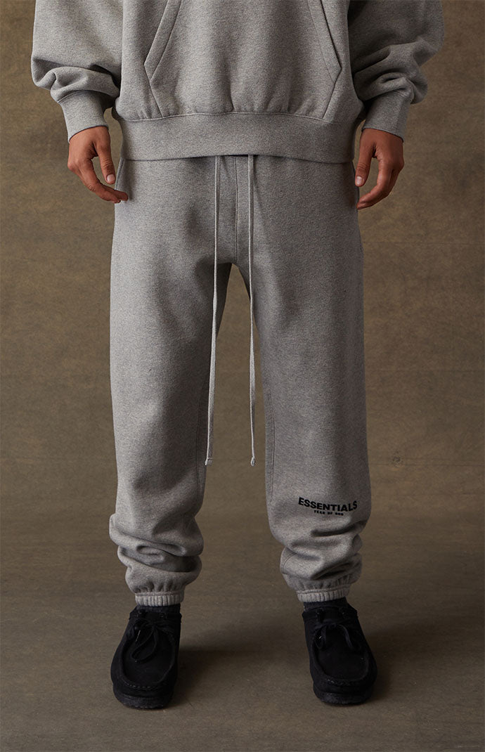 ESSENTIALS DARK OATMEAL SWEATPANTS