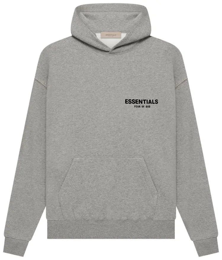ESSENTIALS DARK OATMEAL HOODIE