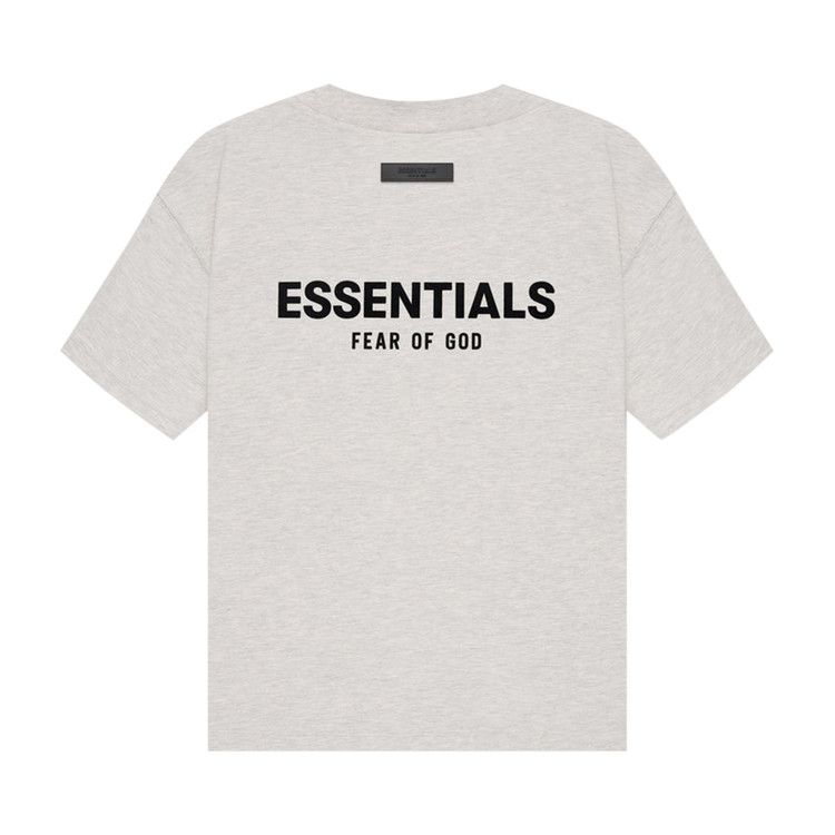 ESSENTIALS LIGHT OATMEAL TEE