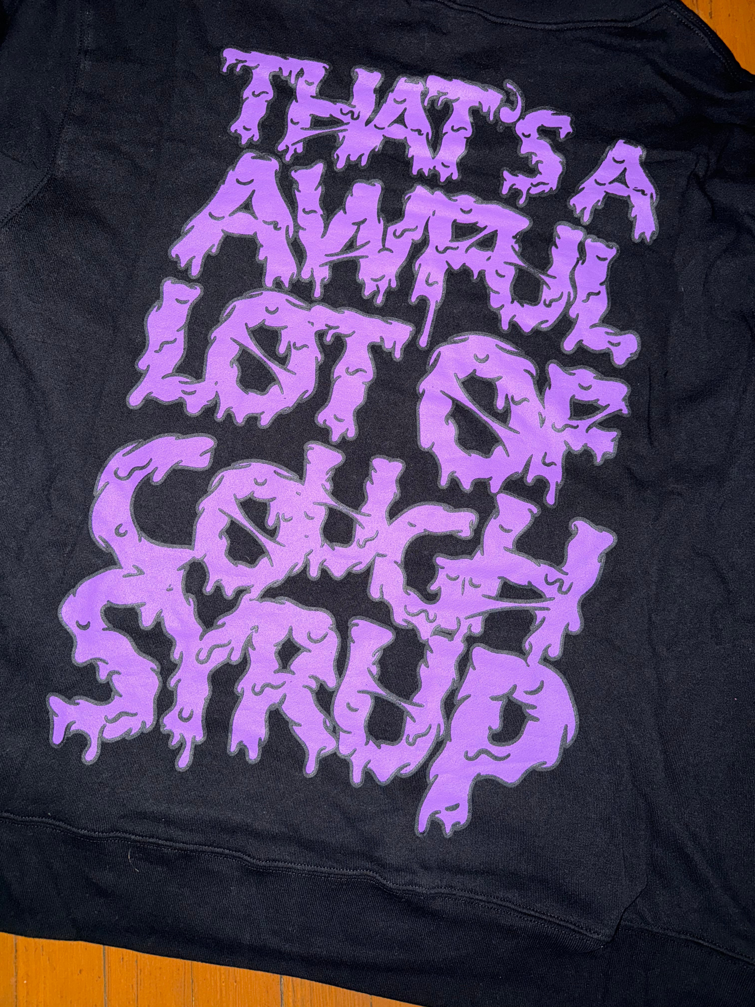 AWFUL LOT OF COUGH SYRUP SKELETON HOODIE