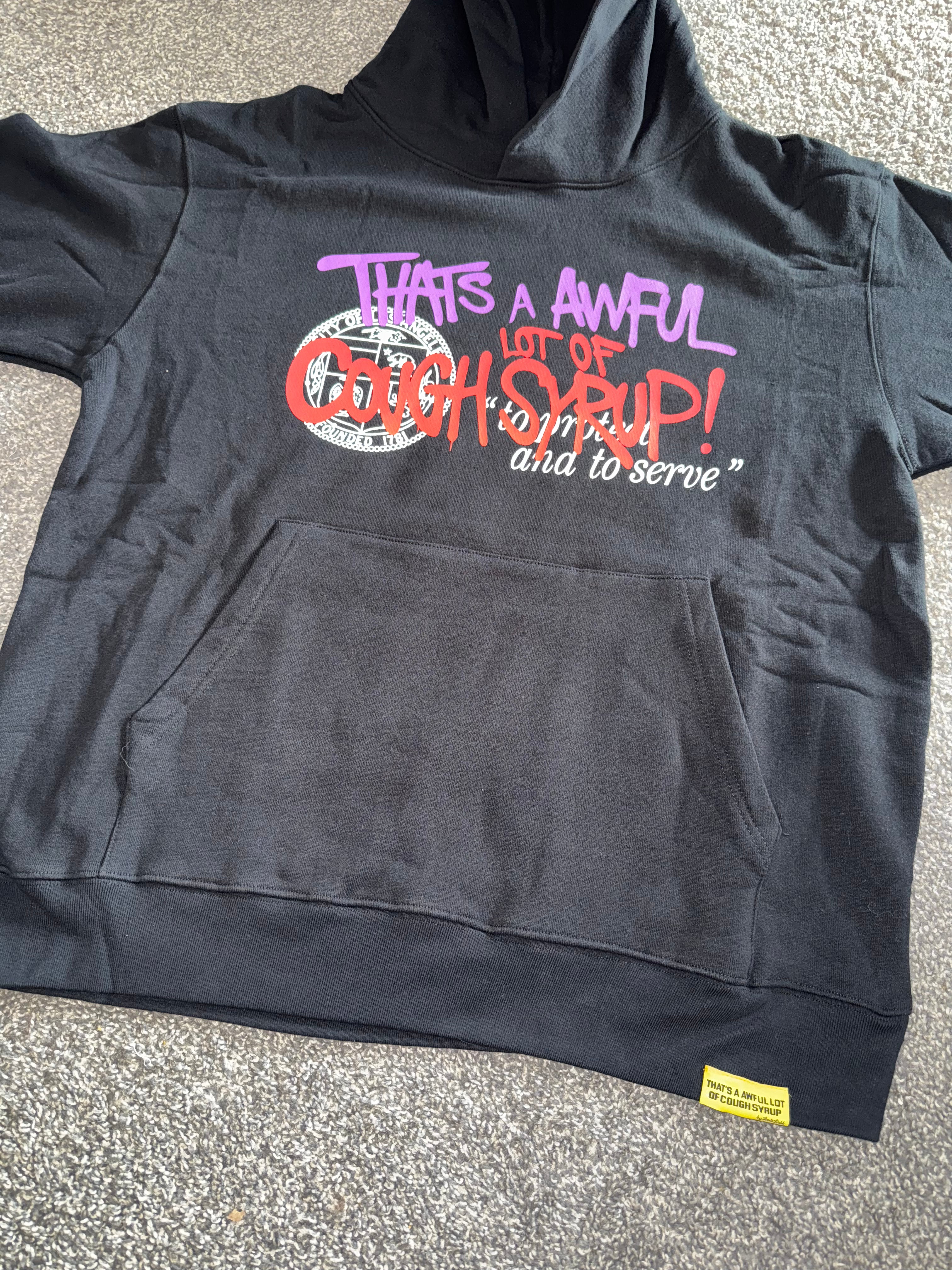 AWFUL LOT OF COUGH SYRUP JUICEMAN HOODIE