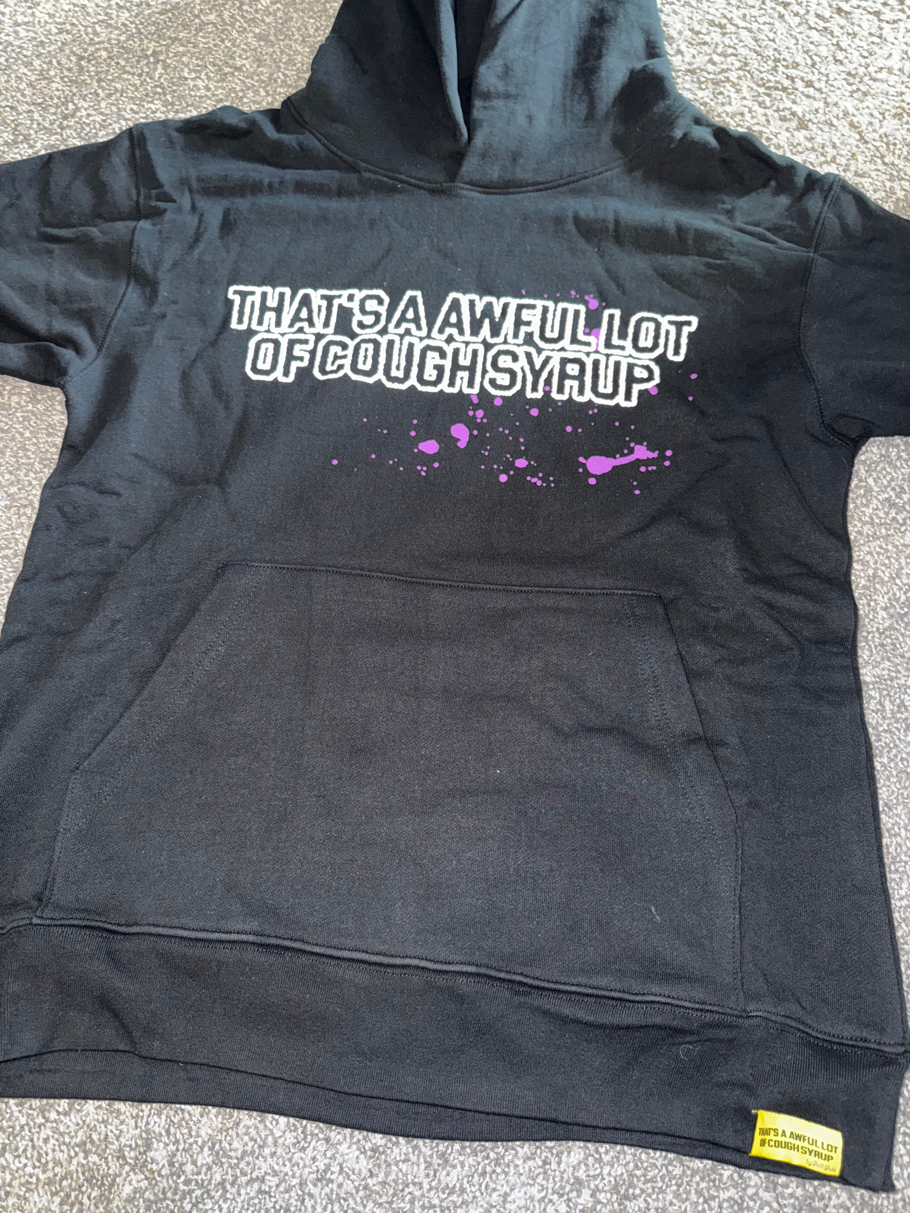 AWFUL LOT OF COUGH SYRUP CRIME SCENE/MAN DOWN HOODIE