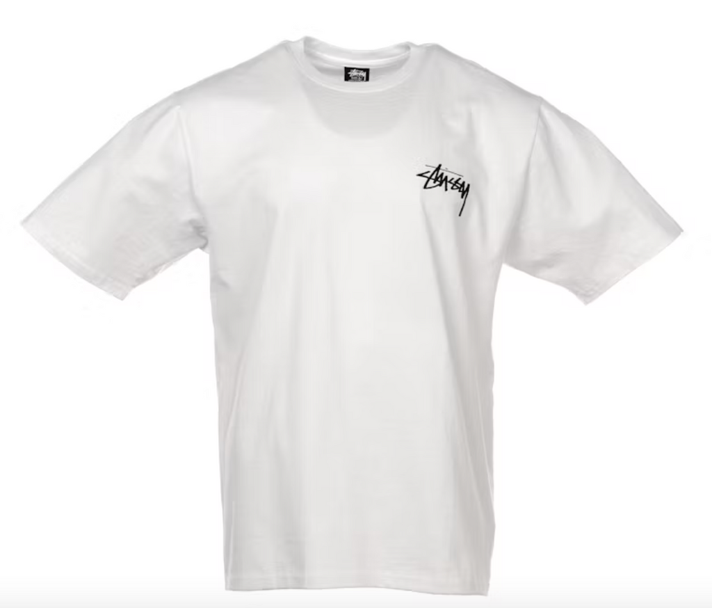 Stussy Fuzzy Dice Tee White/Red Dice