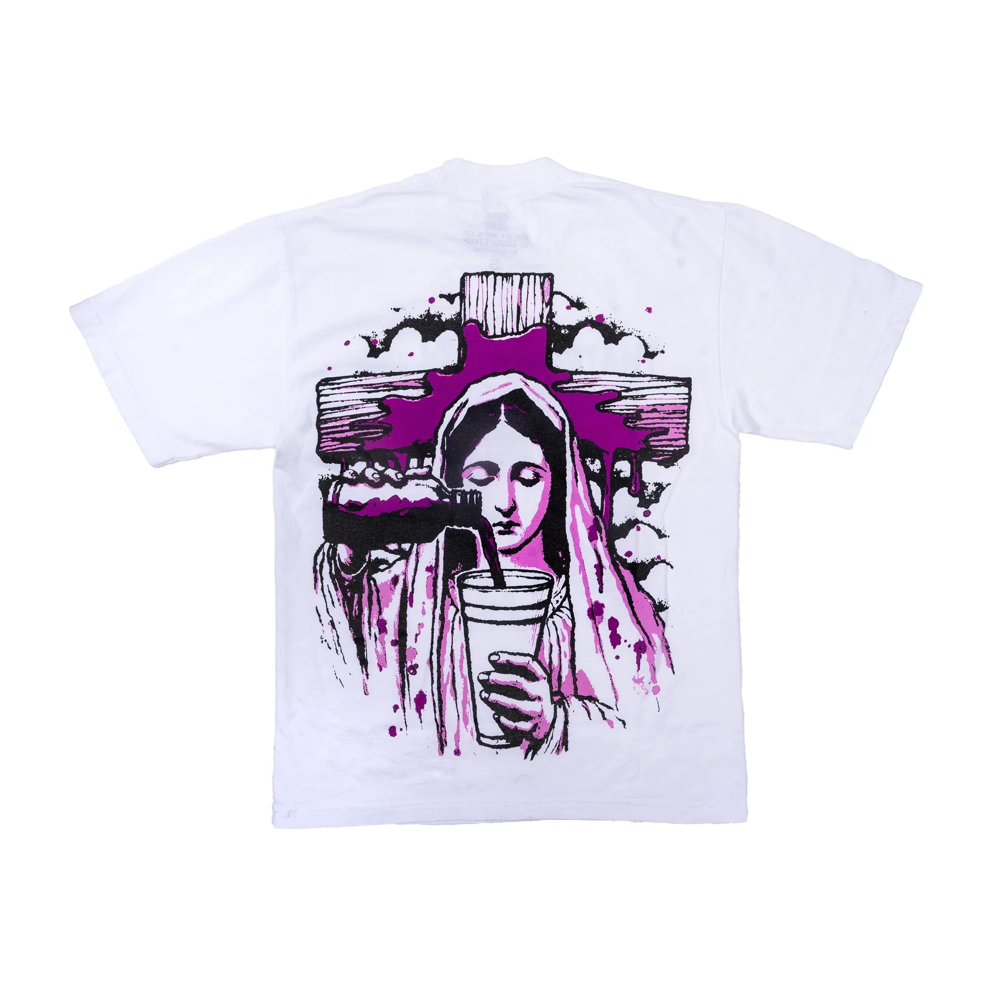 AWFUL LOT OF COUGH SYRUP ROSARY TEE
