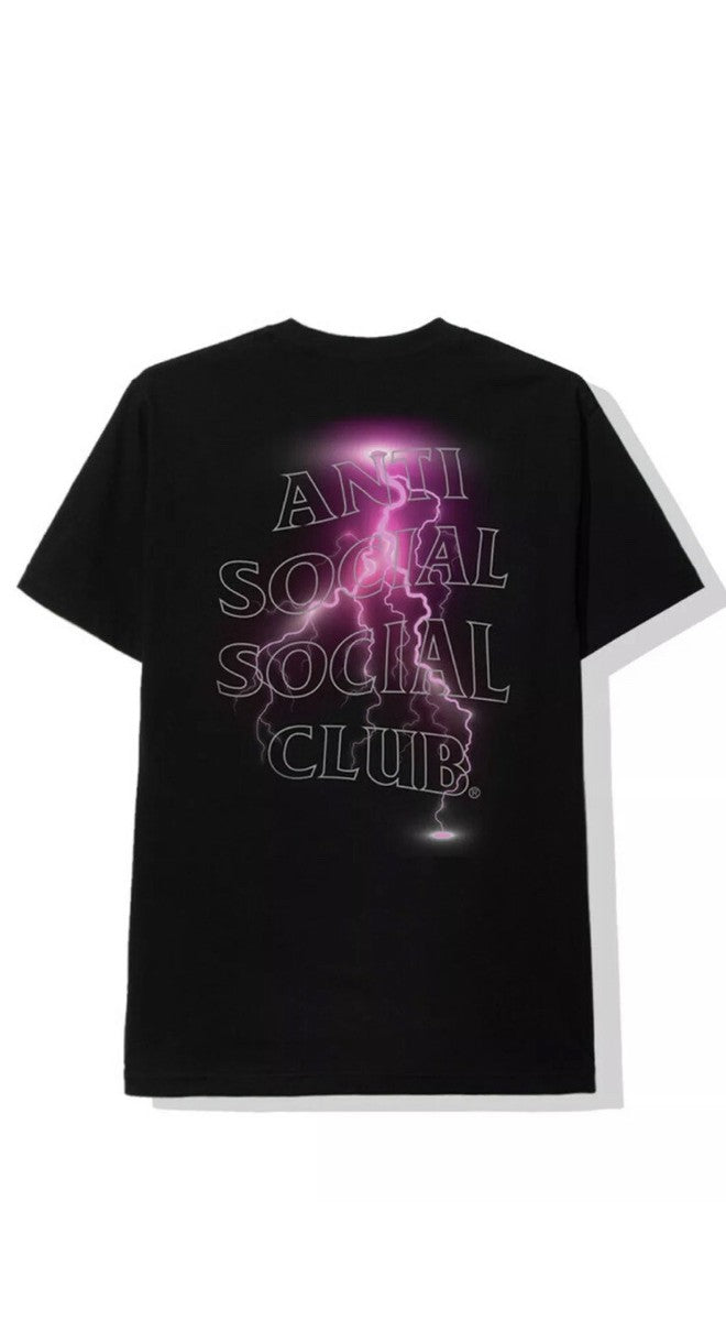 Anti Social Social Club ASSC Save Your Tears Lightning Pink Tee