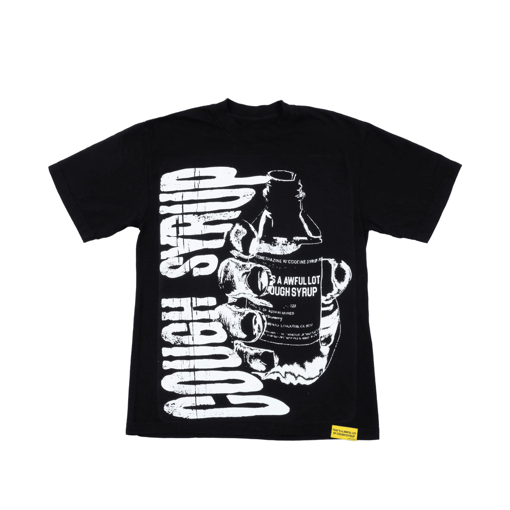AWFUL LOT OF COUGH SYRUP BLACK BOTTLE TEE